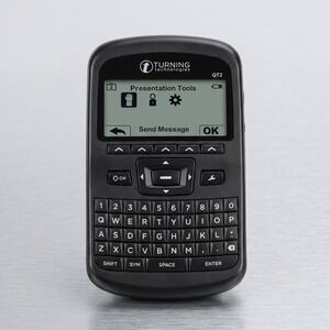 Turning Technologies QT2 Response Card Clicker RCQR-02‎ QWERTY Keyboard Black